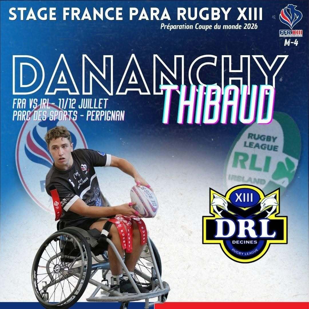 Un jeune du club chez les Bleus : Thibaud Dananchy sélectionné en Équipe de France