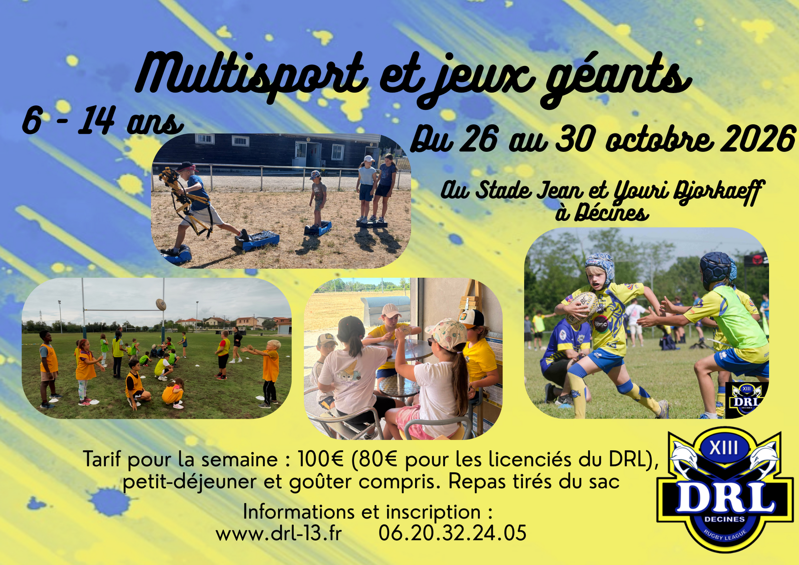 Stage multisport et Jeux géants