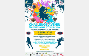 Challenge Avenir U13 - Samedi 5 avril - Sainte Foy