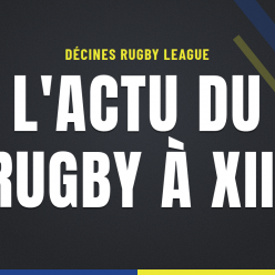 L'actu Rugby à XIII - Semaine du 28 septembre au 5 octobre 2026