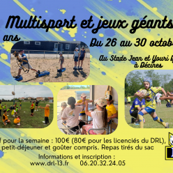 Stage multisport et Jeux géants