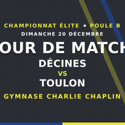 🏉 Le DRL reçoit Toulon au Gymnase Charlie Chaplin