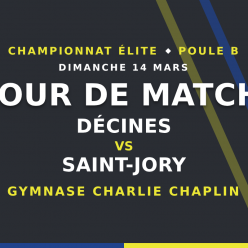 🏉 Le DRL reçoit Saint-Jory au Gymnase Charlie Chaplin