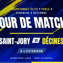 🏉 Le DRL se déplace à Saint-Jory