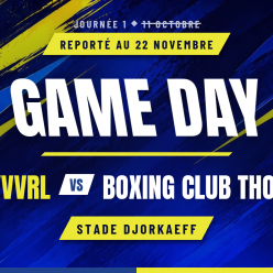 🏉 L'Entente DRL/VVRL reçoit le Boxing Club Thorois (J1) au Stade Djorkaeff (initialement programmé le 11/10)